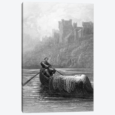 The Body Of Elaine On Its Way To King Arthur's Palace (Illustration From Tennyson's Idylls Of The King) Canvas Print #BMN6815} by Gustave Dore Canvas Print