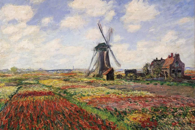 Tulip Fields with the Rijnsburg Windmill, 1886 