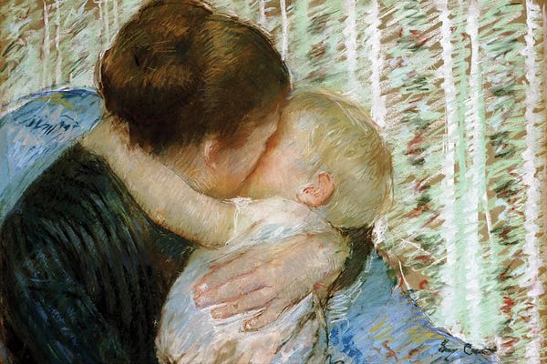 Home For The Holidays: A Goodnight Hug by Mary Stevenson Cassatt