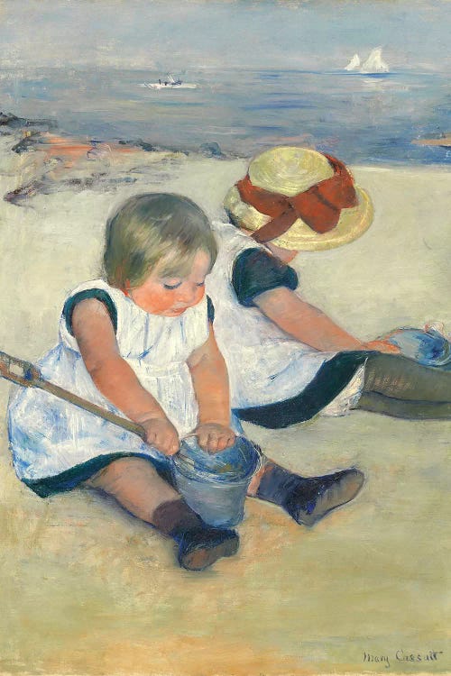 Children Playing On The Beach, 1884