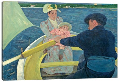 The Boating Party, 1893-94 Canvas Art Print - Mary Cassatt