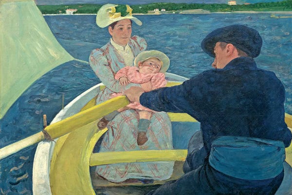 Rowboats: The Boating Party, 1893-94 by Mary Stevenson Cassatt