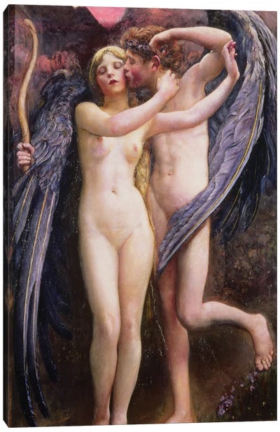 Cupid and Psyche Canvas Art Print