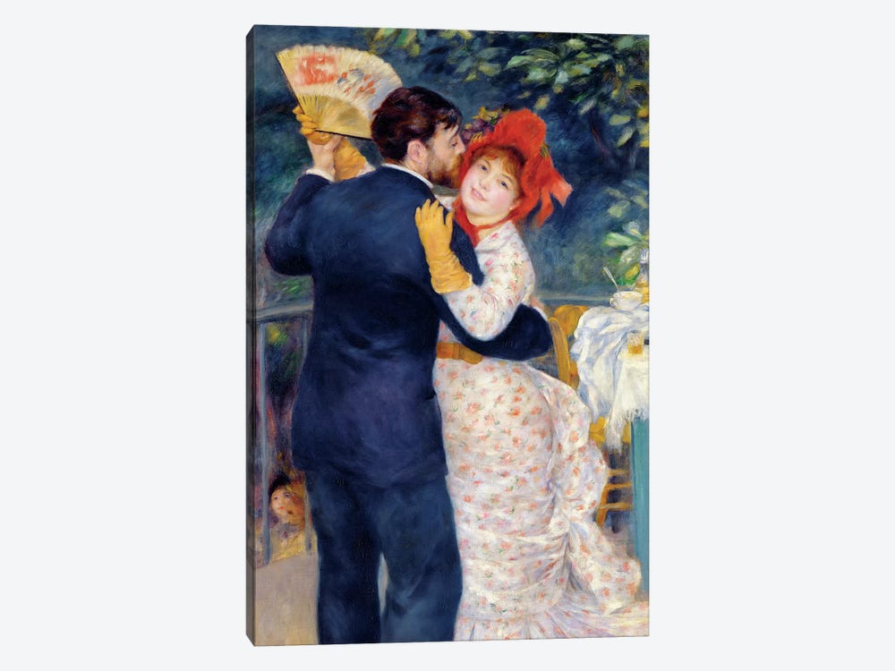 A Dance in the Country, 1883  by Pierre Auguste Renoir 1-piece Canvas Wall Art