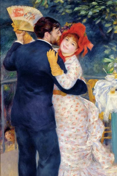 Accessories: A Dance in the Country, 1883  by Pierre-Auguste Renoir