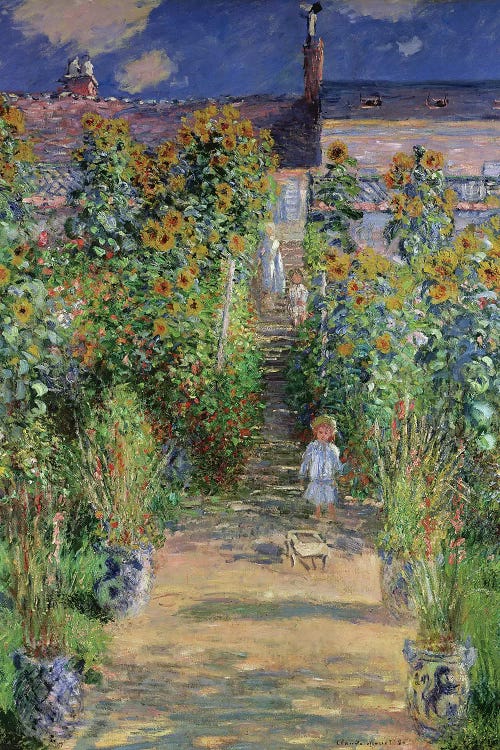 The Artist's Garden at Vetheuil, 1880 