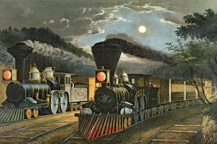 The Lightning Express Trains, 1863