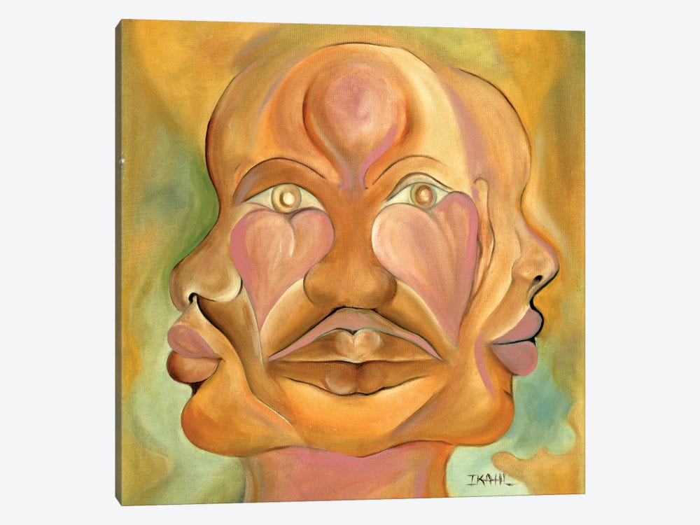 Faces Of Copulation by Ikahl Beckford 1-piece Canvas Print