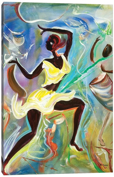 Kumina Canvas Art Print - Dance Art