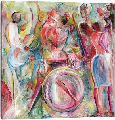 New Orleans Canvas Art Print - Jazz Music