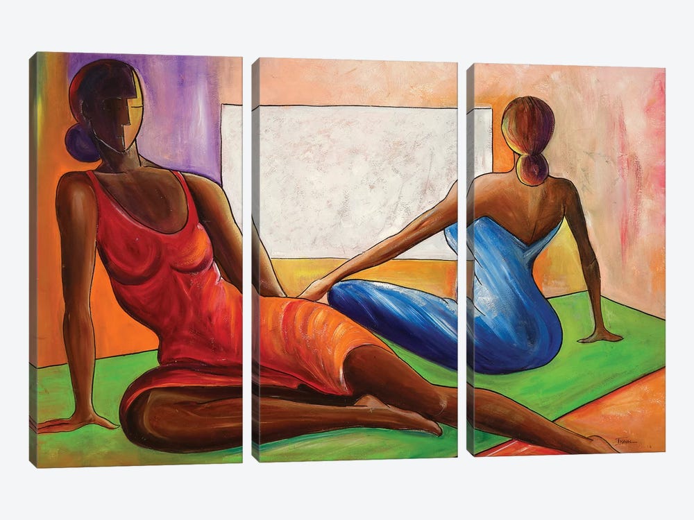 Reflections by Ikahl Beckford 3-piece Canvas Wall Art