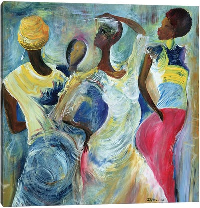 Sister Act Canvas Art Print - Black History Month