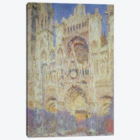 Rouen Cathedral at Sunset, 1894 Canvas Print #BMN696} by Claude Monet Canvas Wall Art