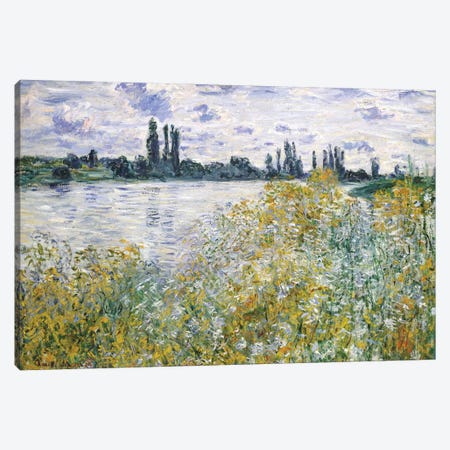Ile aux Fleurs Near Vetheuil, 1880 Canvas Print #BMN6997} by Claude Monet Canvas Wall Art