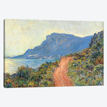 La Corniche Near Monaco, 1884 Canvas Print #BMN6998} by Claude Monet Canvas Print