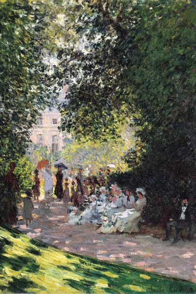 France: The Parc Monceau, 1878 by Claude Monet