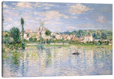 Vetheuil In Summer, 1880 Canvas Art Print - Impressionism Art