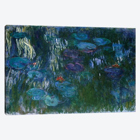 Water Lilies, 1916-19 Canvas Print #BMN7006} by Claude Monet Canvas Art Print