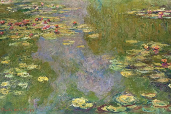 Impressionism: Water Lilies, 1919 by Claude Monet