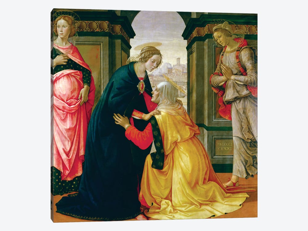 The Visitation, 1491 by Domenico Ghirlandaio 1-piece Art Print