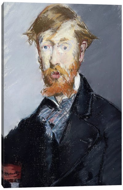 George Moore, 1879 Canvas Art Print - Edouard Manet