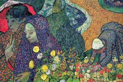 Ladies Of Arles (Memories Of The Garden At Etten), 1888 by Vincent van Gogh canvas print