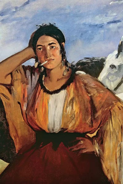 Realism: Gypsy With A Cigarette by Edouard Manet