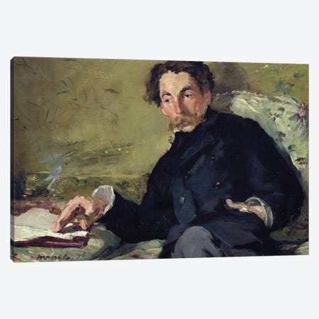 Stephane Mallarme, 1876 Canvas Print #BMN7027} by Edouard Manet Canvas Art Print