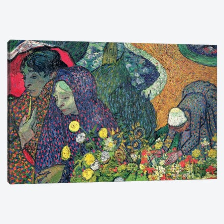 Ladies Of Arles (Memories Of The Garden At Etten), 1888 Canvas Print #BMN702} by Vincent van Gogh Art Print