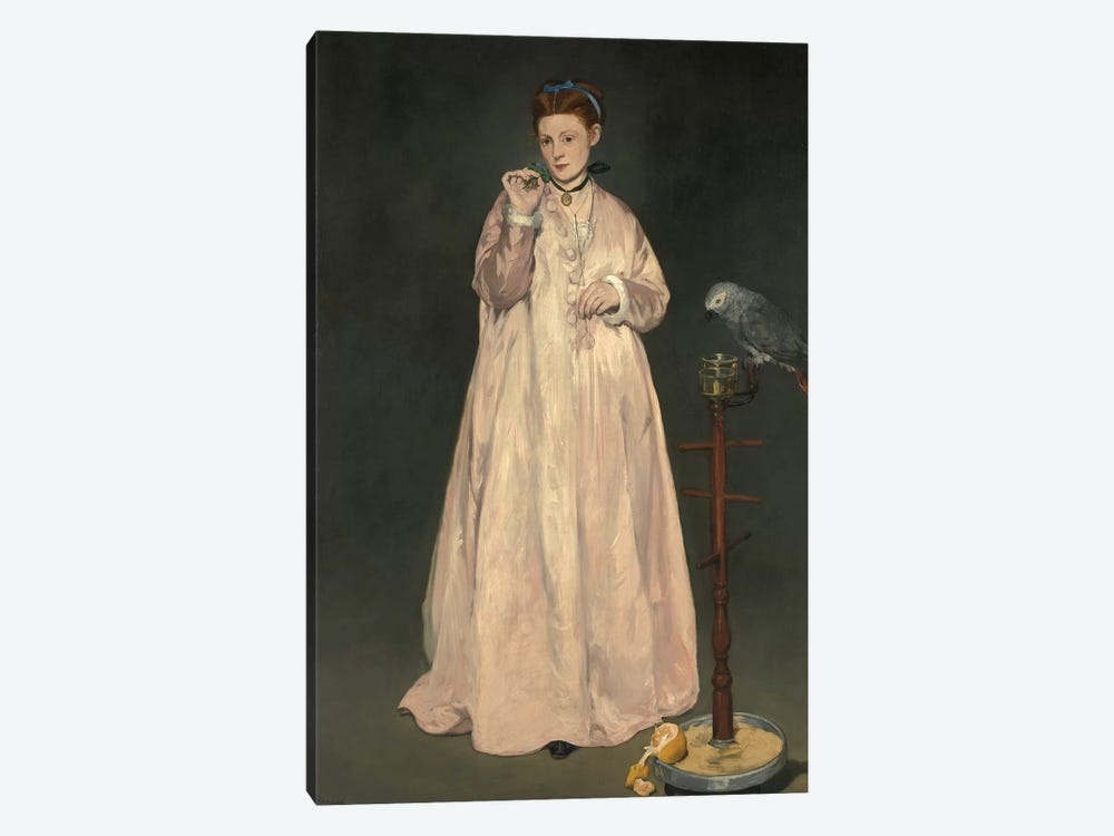 Young Lady In 1866 by Edouard Manet 1-piece Canvas Artwork