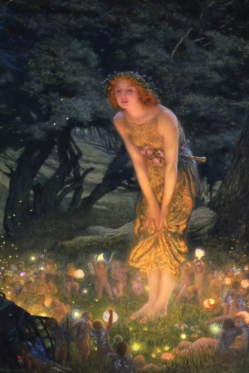 Midsummer's Eve by Edward Robert Hughes wall art