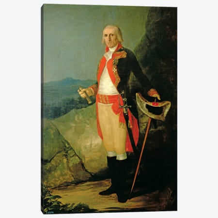 General Jose de Urrutia, 1798 Canvas Print #BMN7047} by Francisco Goya Canvas Art Print