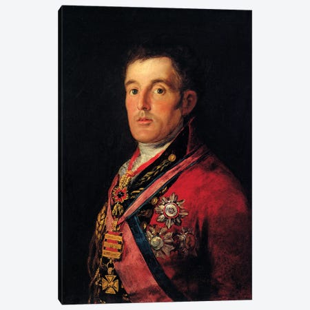 The Duke Of Wellington, 1812-14 Canvas Print #BMN7056} by Francisco Goya Canvas Wall Art