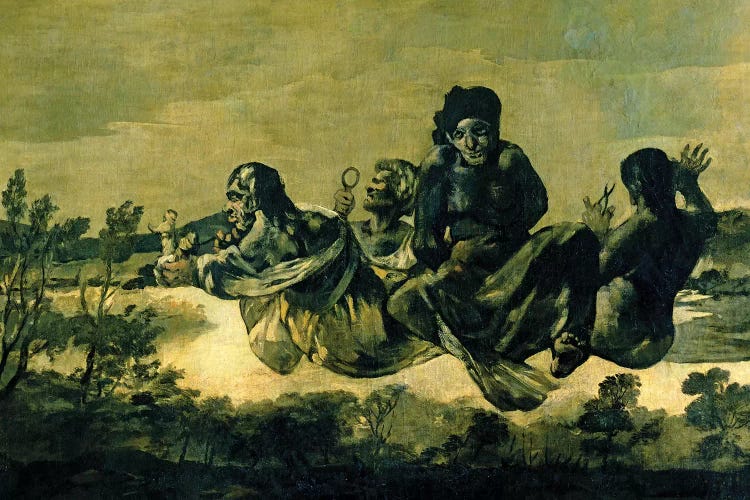 The Fates, 1819-23 by Francisco Goya wall art