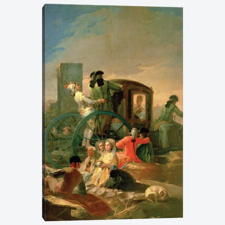 The Pottery Vendor, 1779 Canvas Print #BMN7061} by Francisco Goya Canvas Art