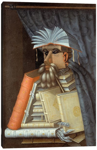 Portrait Of A Librarian, c.1566 Canvas Art Print