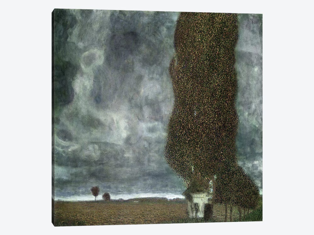 Approaching Thunderstorm (The Large Poplar II), 1903 by Gustav Klimt 1-piece Canvas Artwork