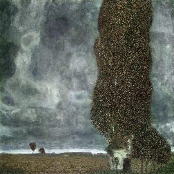 All Things Klimt: Approaching Thunderstorm (The Large Poplar II), 1903 by Gustav Klimt
