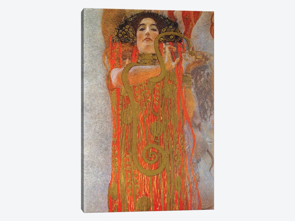 Hygieia, 1900-07 by Gustav Klimt 1-piece Canvas Artwork
