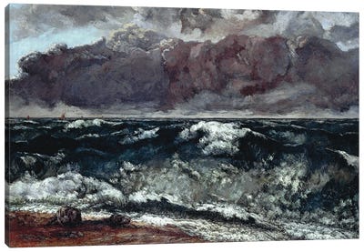 The Wave (Die Welle), 1870 (Alte Nationalgalerie) Canvas Art Print