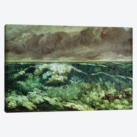 The Wave, after 1870 (Musee des Beaux-Arts, Lyon) Canvas Print #BMN7094} by Gustave Courbet Canvas Artwork