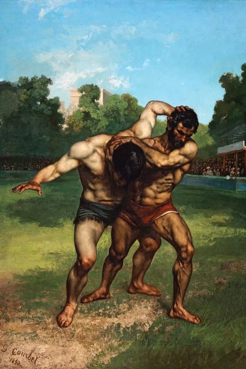 The Wrestlers, 1853