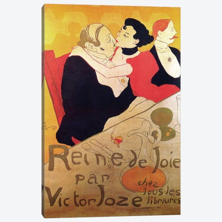 Queen Of Joy By Victor Joze Advertisement, 1892 Canvas Print #BMN7098} by Henri de Toulouse-Lautrec Canvas Art Print