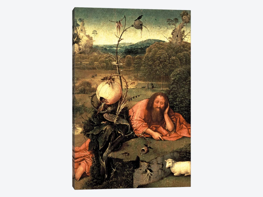 St. John The Baptist In Meditation by Hieronymus Bosch 1-piece Art Print