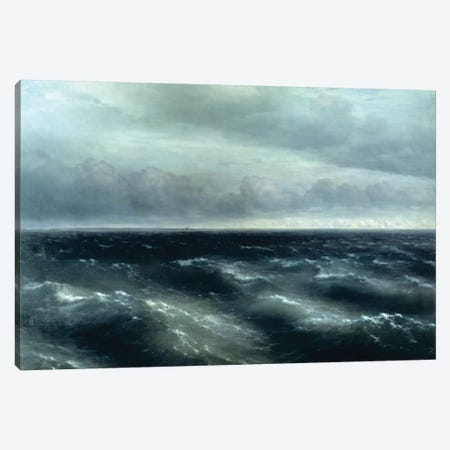 The Black Sea, 1881 Canvas Print #BMN7109} by Ivan Aivazovsky Canvas Art Print
