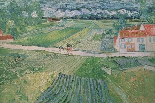 Vincent van Gogh: Landscape at Auvers after the Rain, 1890  by Vincent van Gogh