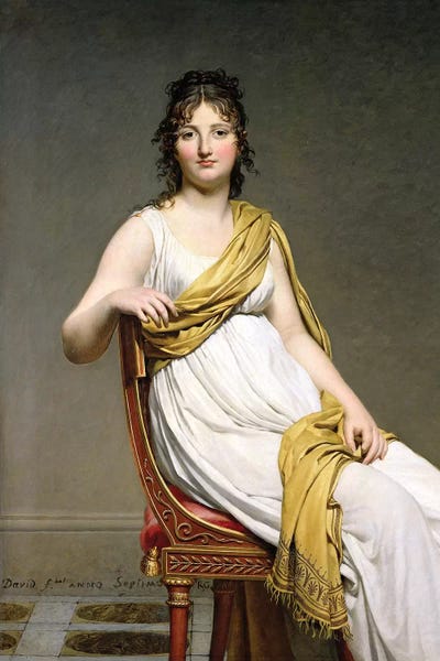 Neoclassicism: Portrait Of Madame Raymond de Verninac, 1798-99 by Jacques-Louis David