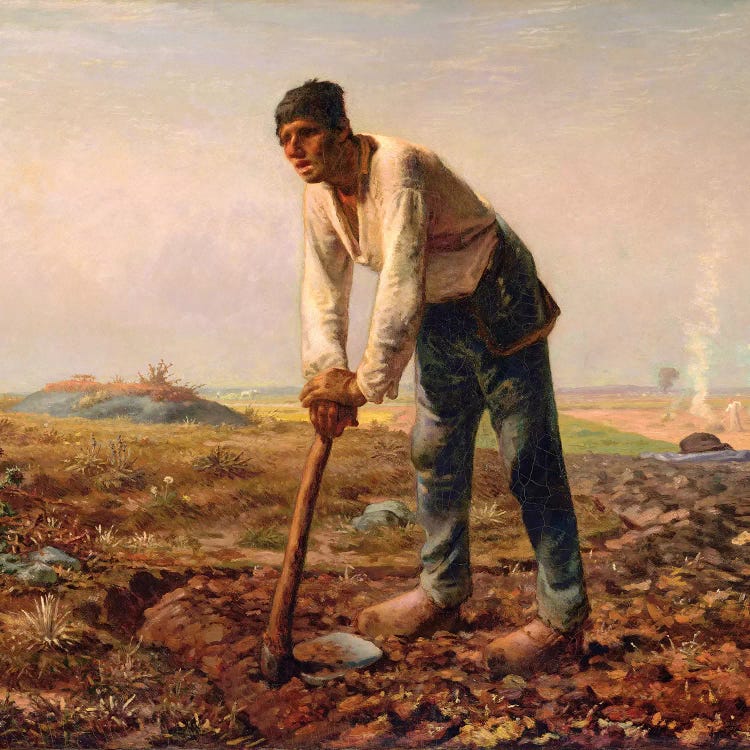 Man With A Hoe, c,1860-62