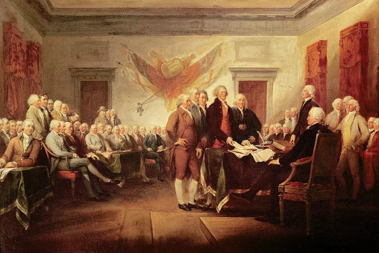 Declaration Of Independence, c.1817 (US Capitol Collection)