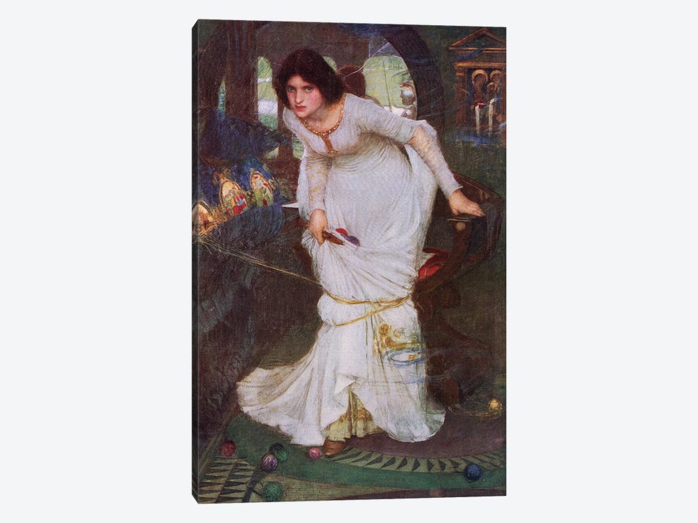Large A3 SiZE QUALITY CANVAS ART PRINT JOHN WATERHOUSE Lady Of Shalott Large A3 SiZE QUALITY CANVAS ART PRINT JOHN WATERHOUSE Lady Of Shalott